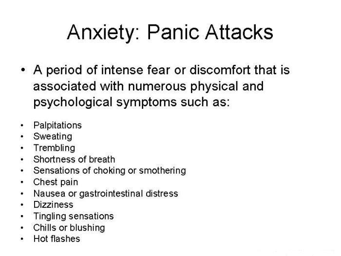 ANXIETY/PANIC ATTACKS Neuroenergetic Kinesiology